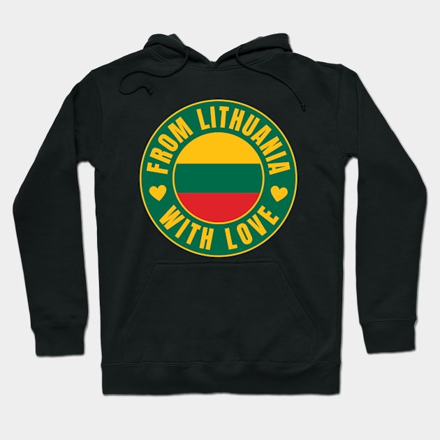 Lithuania Hoodie by footballomatic